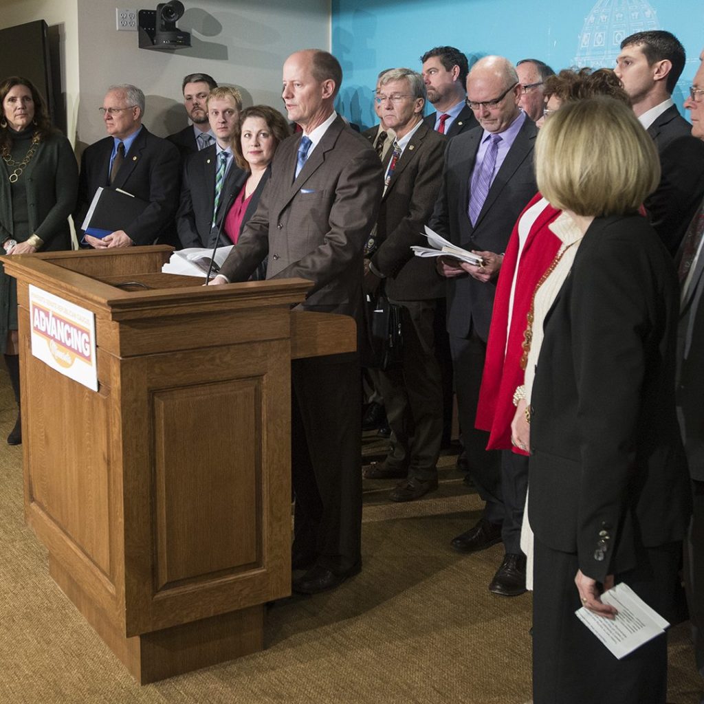 Senate Republicans' Advancing Minnesota press conference