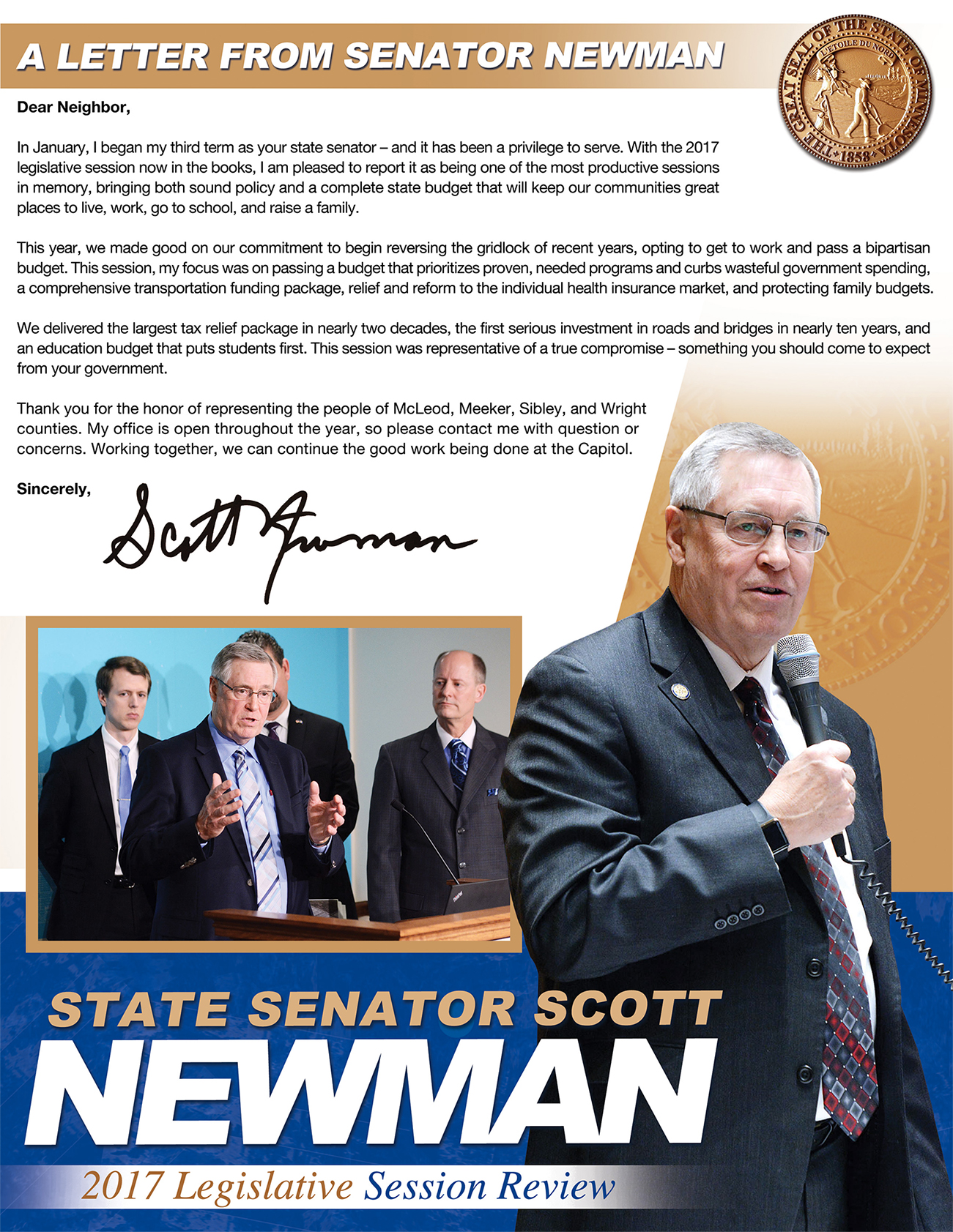 2017 legislative review from Sen. Scott Newman