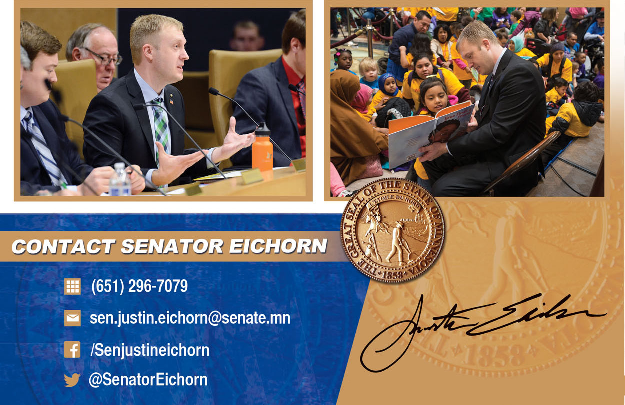 Senator Eichorn's 2017 legislative wrap