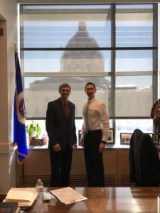 Senator Jeremy Miller constituent visits